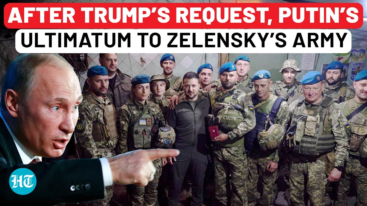Putin’s Big Ultimatum To Zelensky’s Troops After Trump’s Request To Spare Kyiv Soldiers: ‘If They…’