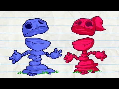 Rocks, Paper, Scissors, Oh My! | Pencilmation Cartoons!