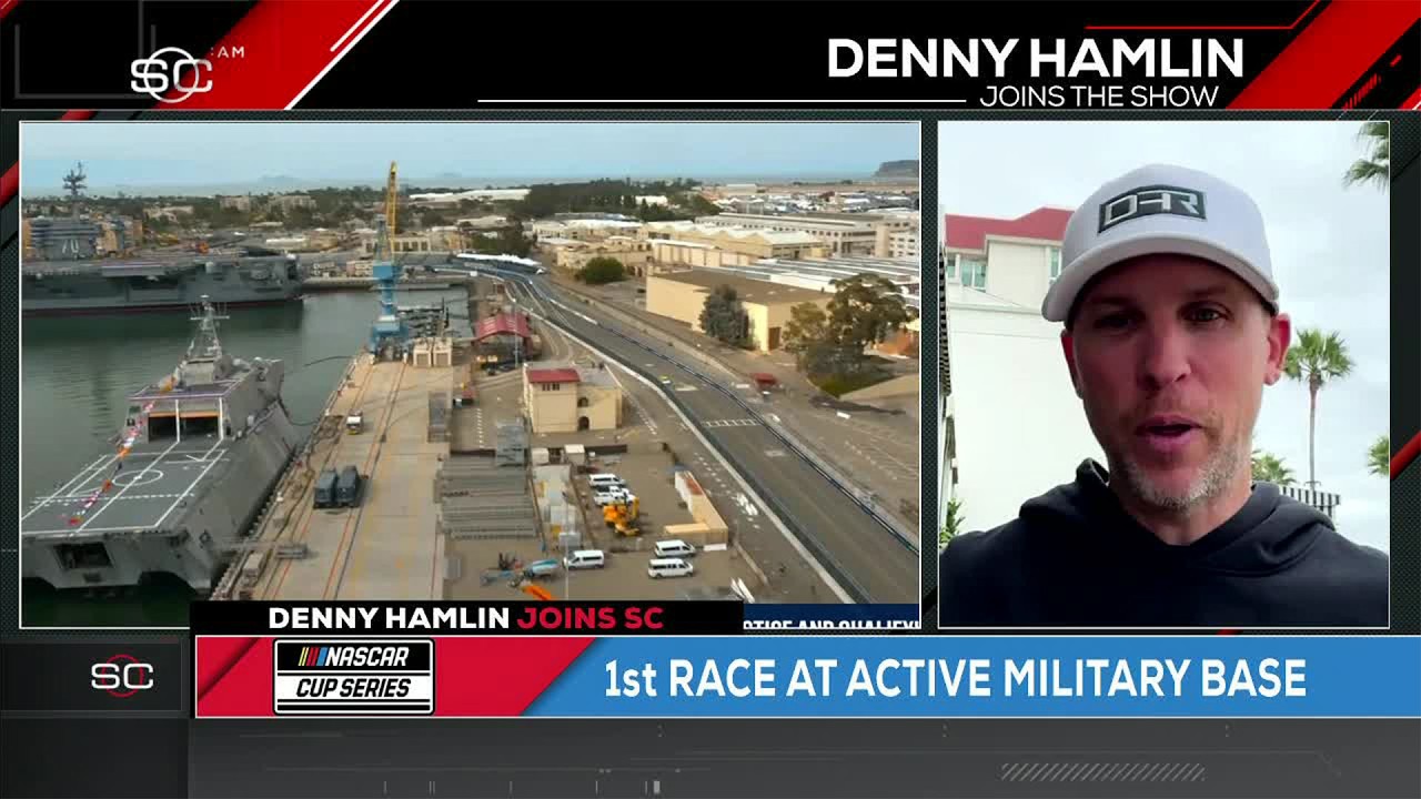 Denny Hamlin on NASCAR's history-making race weekend 🔥 | SportsCenter
