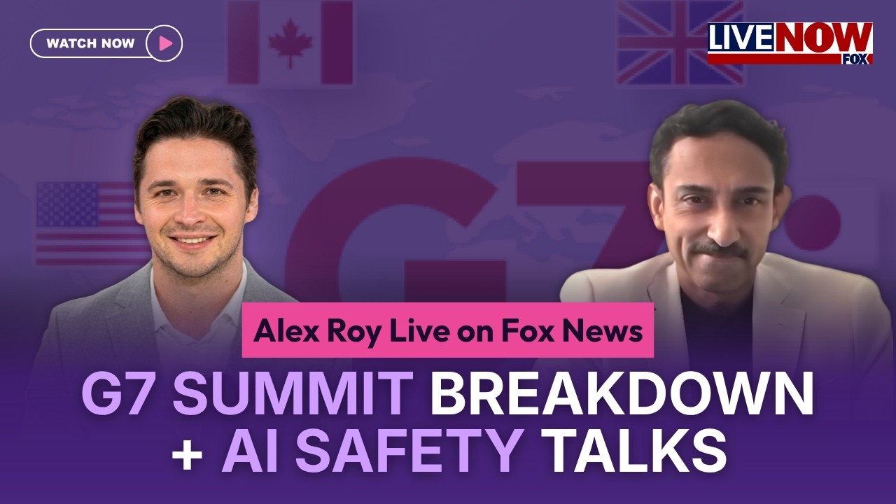 Alex Roy on Live Now | AI Sovereignty Amid G7 Summit
