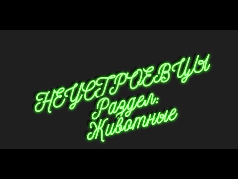 Экзамен по актерскому мастерству. Раздел: Животные