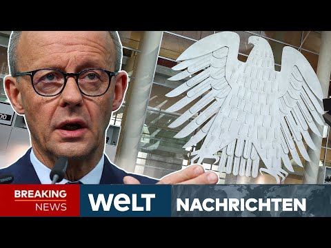 BUNDESTAG: Showdown für Merz! Abstimmung über drei Verfassungsrichter gestartet I WELT LIVESTEAM