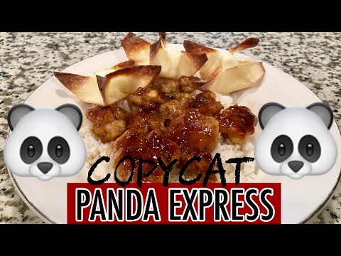 Copycat Panda Express | Cream Cheese Rangoons and Orange Chicken