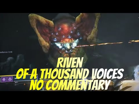 Last Wish Raid: FINAL BOSS RIVEN! (No Commentary) - Destiny 2