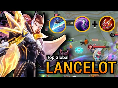 Gameplay Lancelot Aggressive | Build Lance | Top Global Lancelot by ganda mo fhev | Mobile Legends