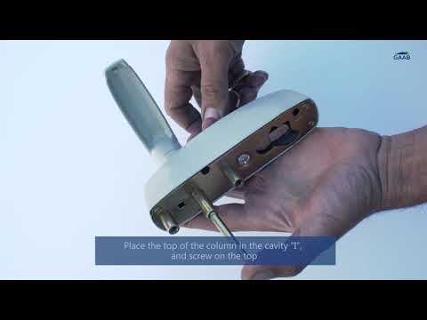 GAAB LOCKS Double leaf door - Panic exit devices