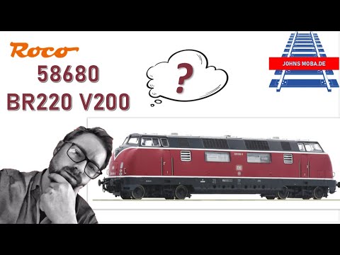 New locomotive for 100 € is that good? - Roco 58680 diesel locomotive V200 DB for Märklin AC-Digital