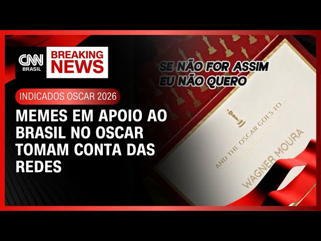 Oscar 2026: Memes em apoio ao Brasil na premiação tomam conta das redes | LIVE CNN