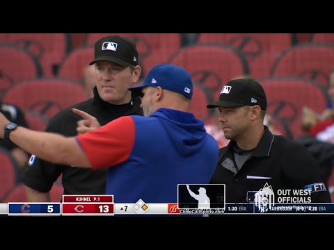 Ejection 049 - David Ross Ejected For Second Consecutive Game Arguing HBP Intentionality