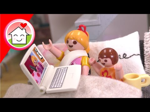 Playmobil Familie Hauser - Die Erkältungswelle - Spiele gegen Langeweile mit Anna und Lena