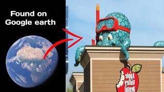 I found giant octopus on google earth and google maps #earthsecret377 #googlemaps