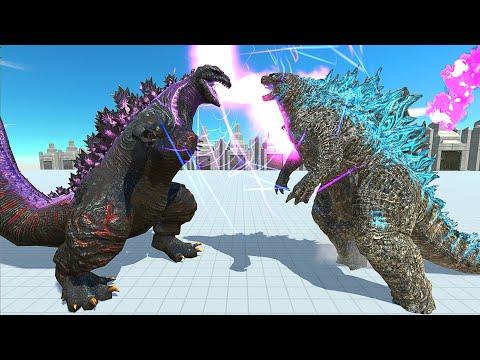 Shin Godzilla vs Godzilla 2021 - Animal Revolt Battle Simulator