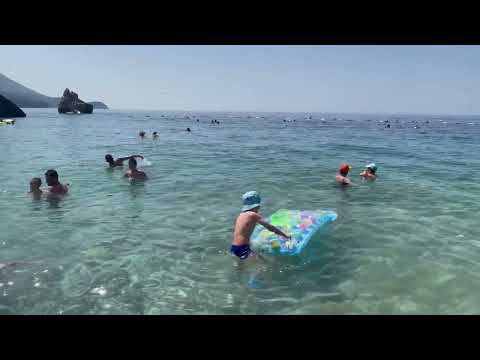 Pláž Becici Budva Montenegro