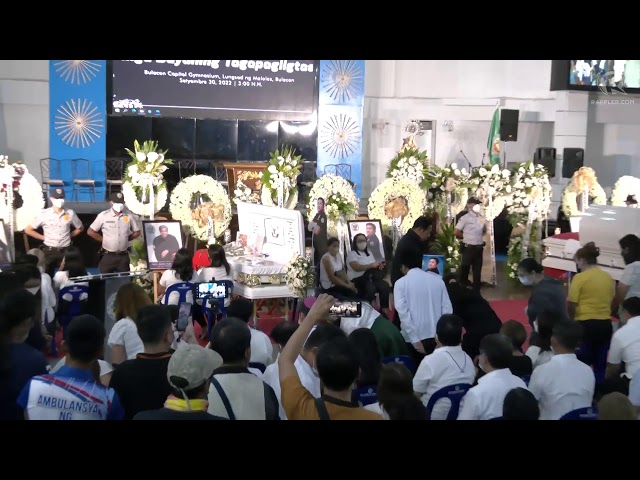 LIVESTREAM: Tribute ceremony for fallen Bulacan rescuers 