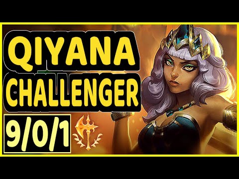 PIREAN (QIYANA) vs KASSADIN - 9/0/1 KDA MID CHALLENGER GAMEPLAY - EUW