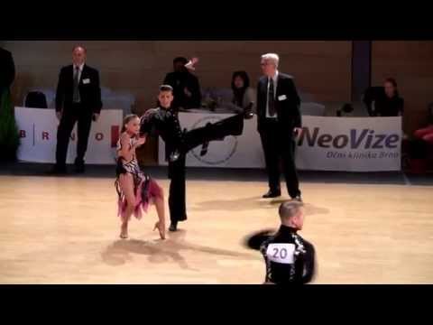 Brno Open 2013, WDSF open junior 2 latin, final rumba