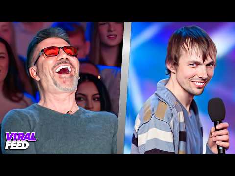 NO ONE Expected Him to be Funny...But Simon Was IN STITCHES! 🤣