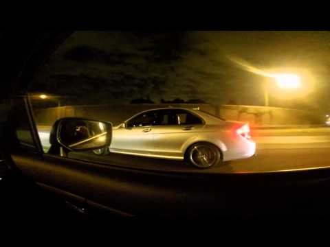 2015 WRX ETS Bigturbo 370whp vs 2012 MB C63 AMG 451CHP