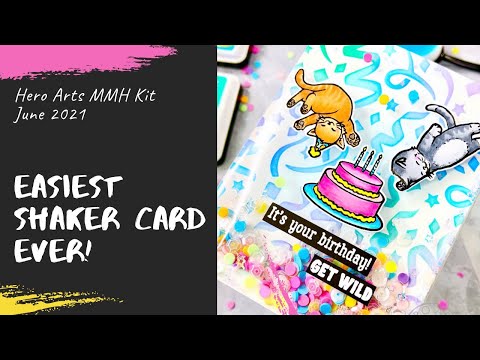 Easiest Shaker Card Ever!
