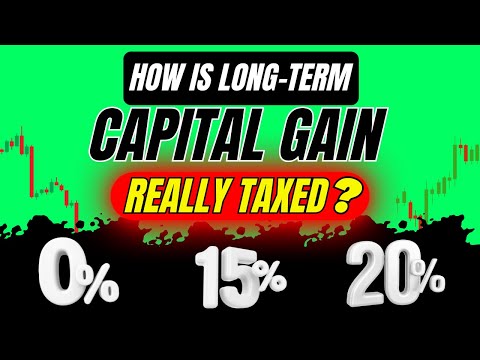 How Does Long Term Capital Gain Tax Really Work | 0% 15% 20% | Examples