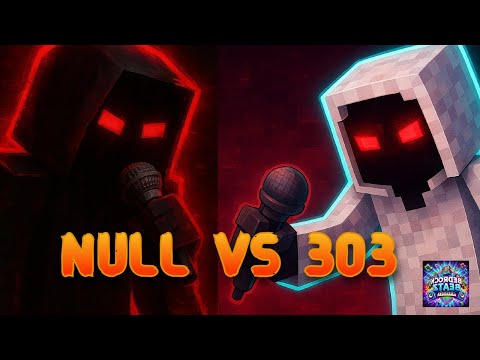 Null vs Entity 303 –  Rap Battle!  #minecraft #bedrockbeatz