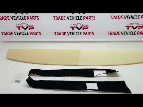 Fits Ford Transit Custom 2012-2022 Rear Twin Barn Door Roof Spoiler Unpainted video