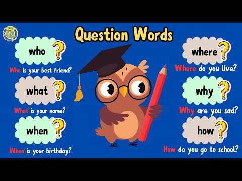 English Grammar for Kids | WH- Questions | Learn ESL Question Words Easily