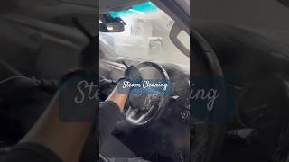 Steam clean car's interior