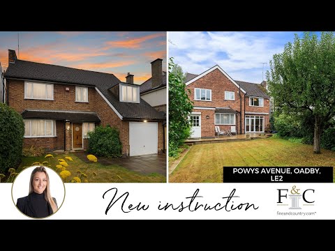 3 Bedroom detached House for sale | Powys Avenue | Oadby | Leicester | Fine and Country