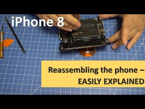 iPhone 8 - DIY Teardown Repair Guide Part 3: How to reassemble your phone after repairing