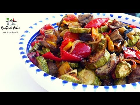 MIX DI VERDURE AL FORNO Ricetta semplice - RICETTE DI GABRI