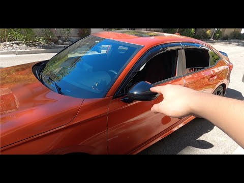 2022 Civic Si Rain guard Install || 11th Gen Civic
