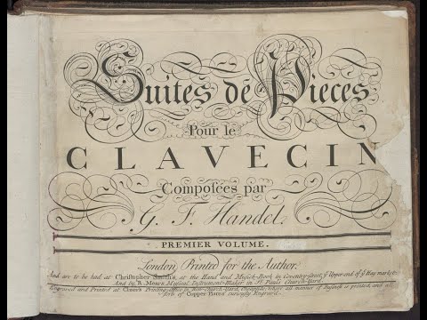 Händel:   Suites de Pièces pour le Clavecin, Premier livre - 1 Suite A Major HWV426 -  Laura Alvini