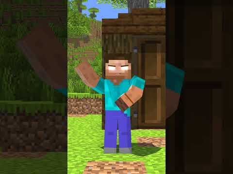 Minecraft on 1000 PING Herobrine SAVES MERMAID FROM PILLAGER MONSTERS #shorts