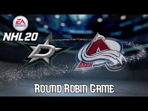 Colorado Avalanche vs. Dallas Stars - NHL 20 Simulation Round Robin Game