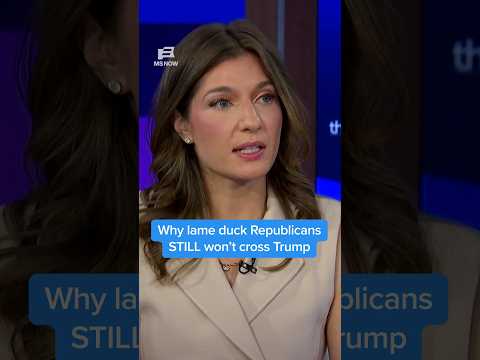 Why lame duck Republicans STILL won't cross Trump