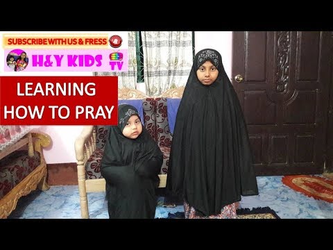 Hanan & Yumna Kids Showing How to pray| H&Y KIDS TV
