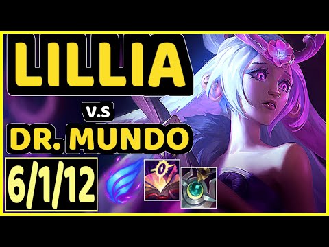 NATALIE (LILLIA) vs DR. MUNDO - 6/1/12 KDA JUNGLE CHALLENGER GAMEPLAY - KR