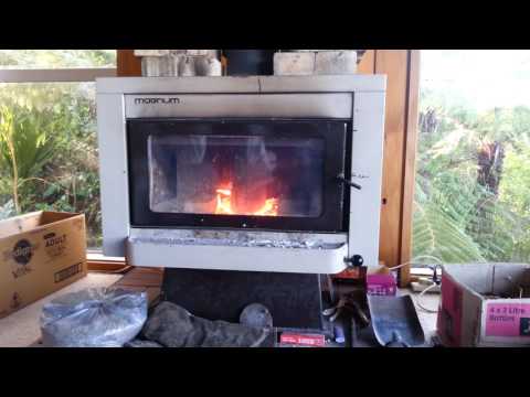 IntensiFire Running on Woodpellets