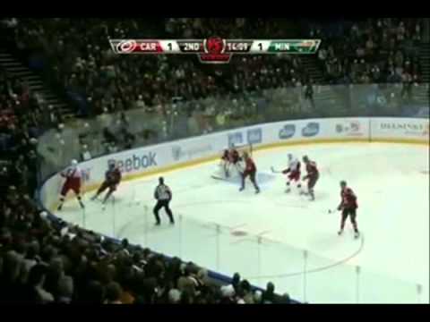 Anton Babchuk Goal #1, October 7, 2010