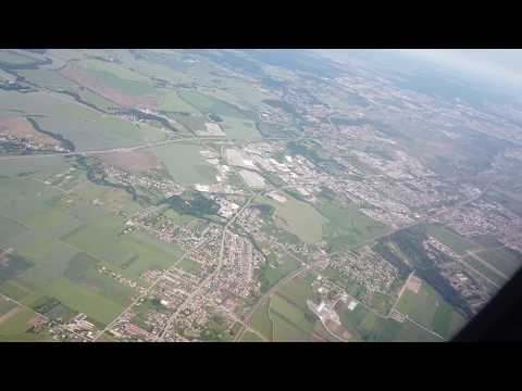 Piękny Widok Na Gdańsk i Lądowanie Na Lotnisku Lecha Wałęsy