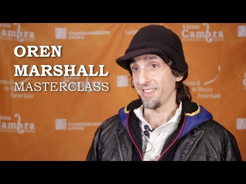 Masterclass with Oren Marshall - Liceu Cambra Masterclasses & Concerts series