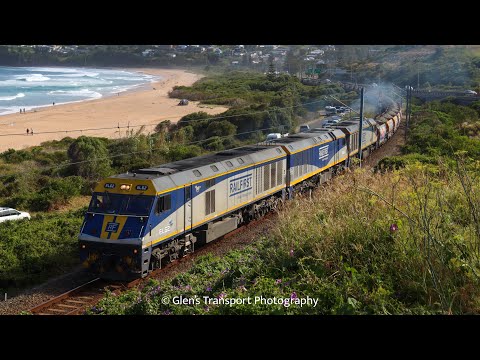Triple RFAM EL’s On Sydney Trains Ballast Train
