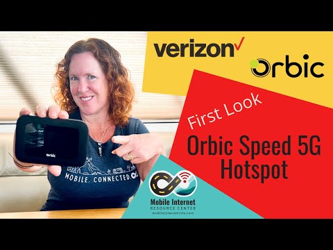 First Look: Verizon's New Orbic Speed 5G Mobile Hotspot Device / Jetpack