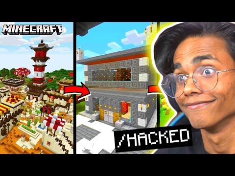 I HACKED into EVERY YOUTUBERS MINECRAFT World & TROLLED Them