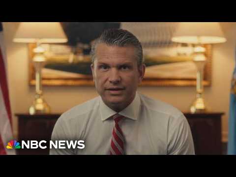 Hegseth says military will test service members' testosterone levels