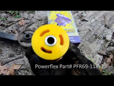 How to install Powerflex differential bushings in a 1995 Subaru Legacy