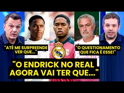 “O ERRO FOI ESSE! O ENDRICK NÃO…” SITUAÇÃO NO REAL MADRID de MORUINHO GERA DEBATE!