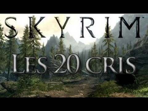 comment augmenter cri skyrim