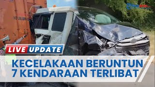 Kronologi Kecelakaan Libatkan 7 Kendaraan di Tol Satelit-Banyu Urip Surabaya, Berawal Truk Rem Blong